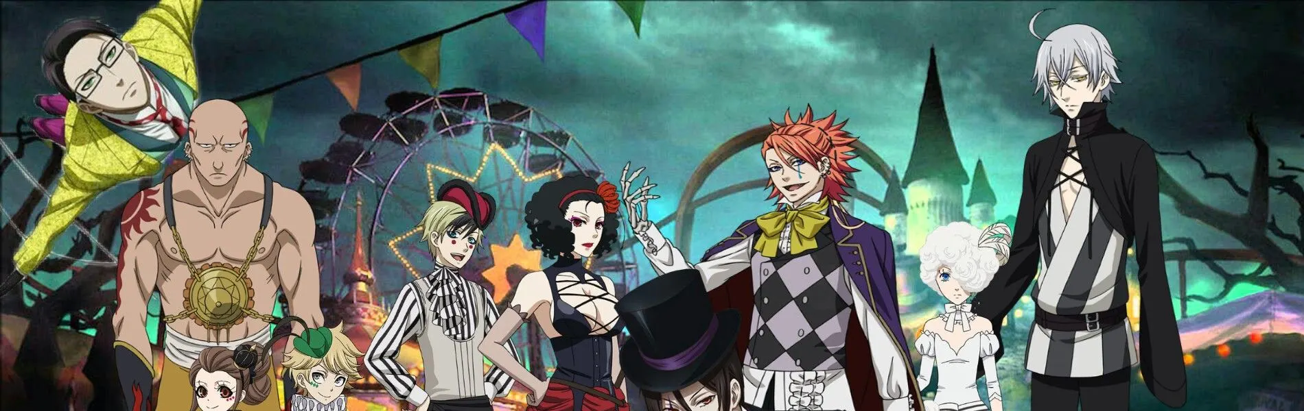 Black Butler: Book of Circus backdrop