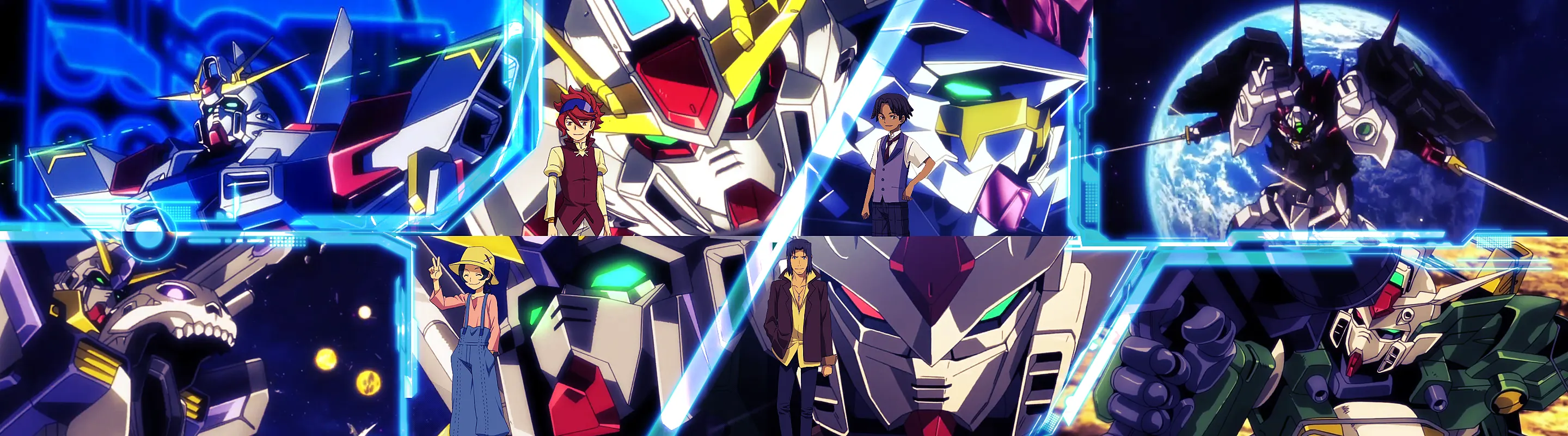 Gundam Build Fighters backdrop