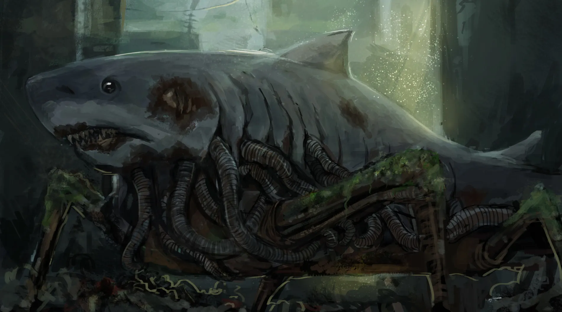 GYO: Tokyo Fish Attack backdrop