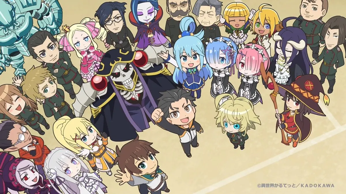 ISEKAI QUARTET backdrop