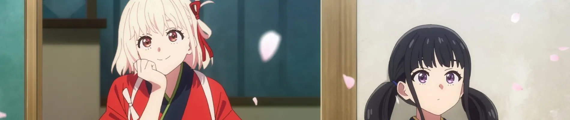 Lycoris Recoil -Friends are thieves of time.- backdrop