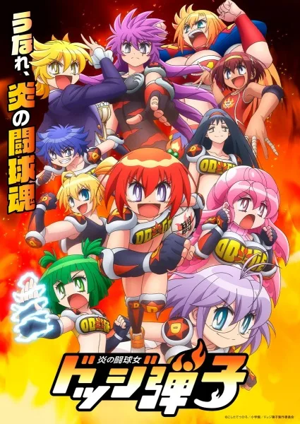 Flaming Dodgeball Girl Danko poster